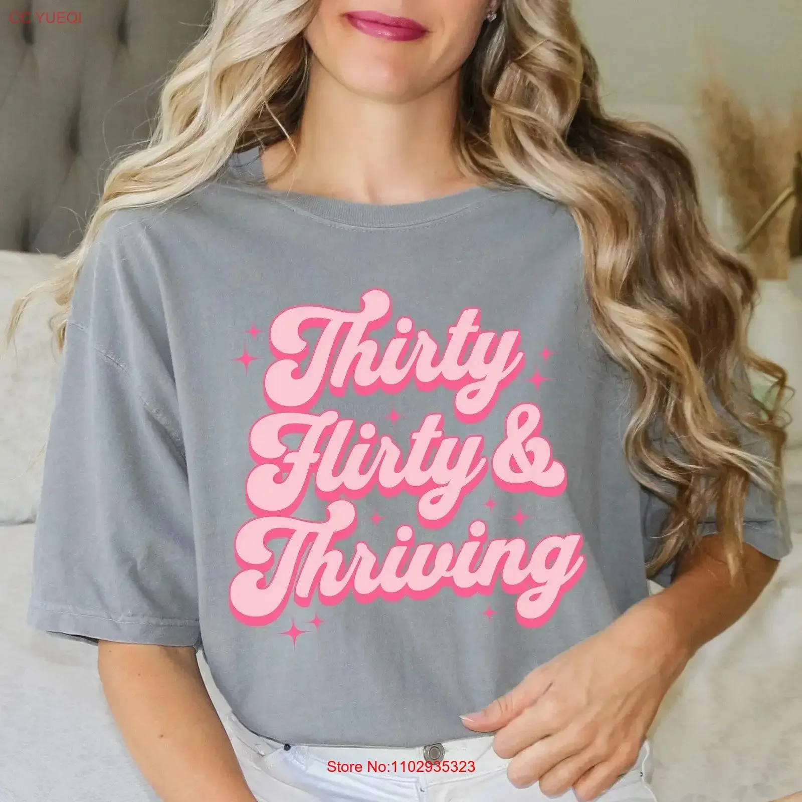 30e anniversaire t-shirt trente glamour prélèvement rose rétro tournant vintage lavé streetwear décontracté légèrement homme mode graphique