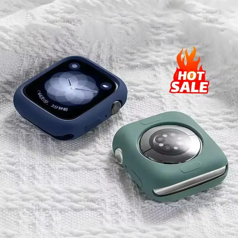 Silicone Candy Case for Apple Watch Series 10 42mm 46mm Cover Protector Shell for Apple Watch Series 9 8 7 ultra Accessories