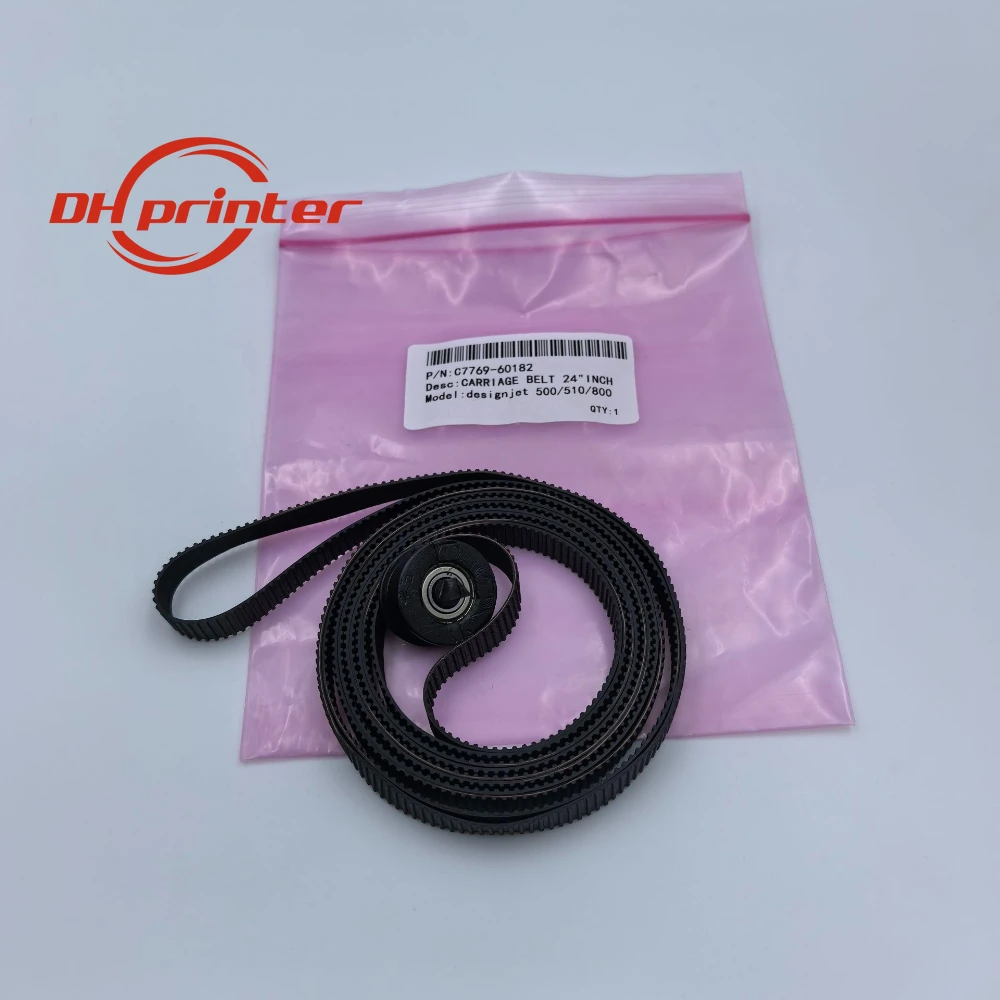 

5 шт. C7769-60182 Ремень каретки со шкивом 24 дюйма A1 для HP DesignJet 500 500PS 510 510PS 800 800PS Plus 4500 820 MFP 4020 T620