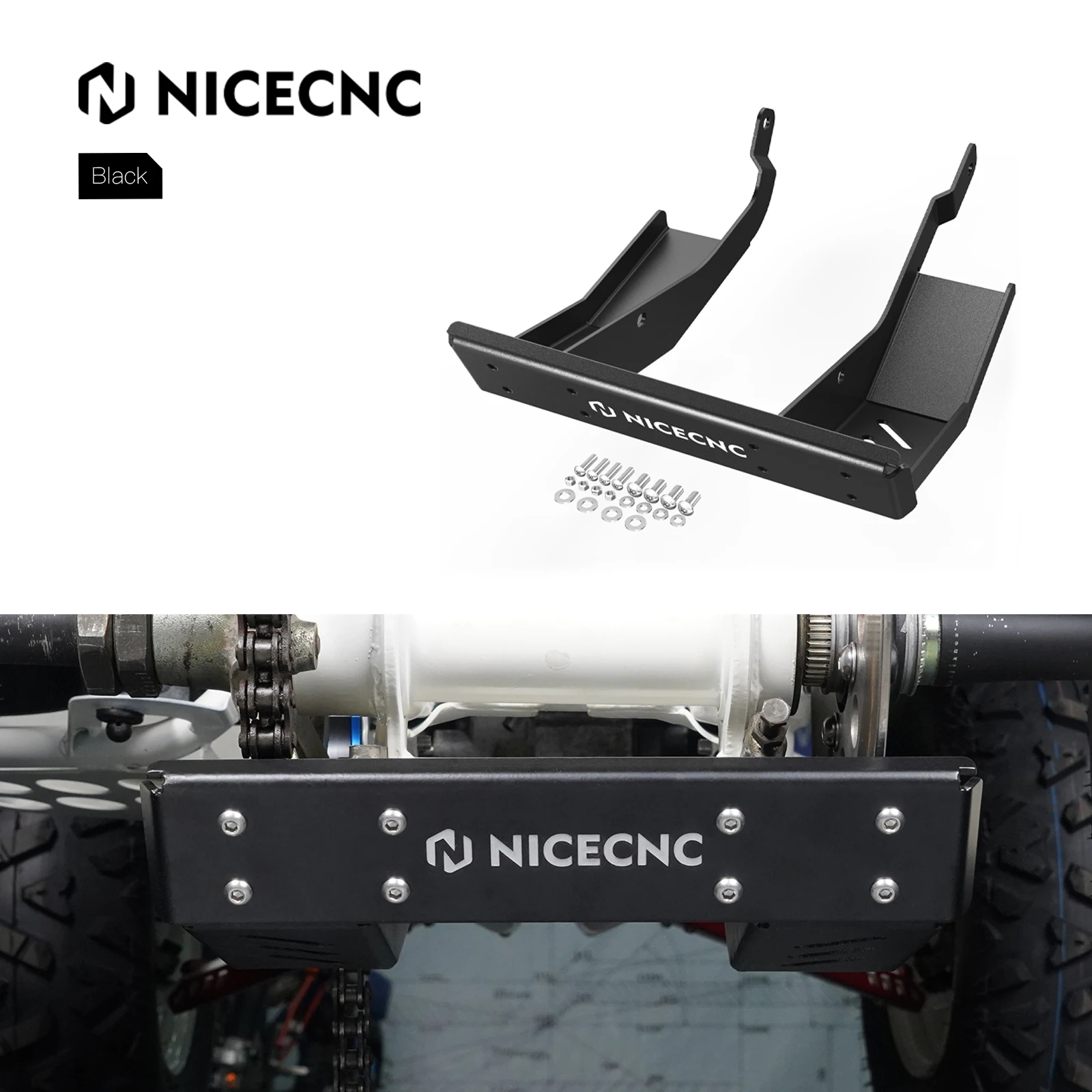 

For Yamaha Blaster 200 Swing Arm Guard ATV YFS200 YFS200SE Blaster 200 1988-2006 Aluminum Alloy