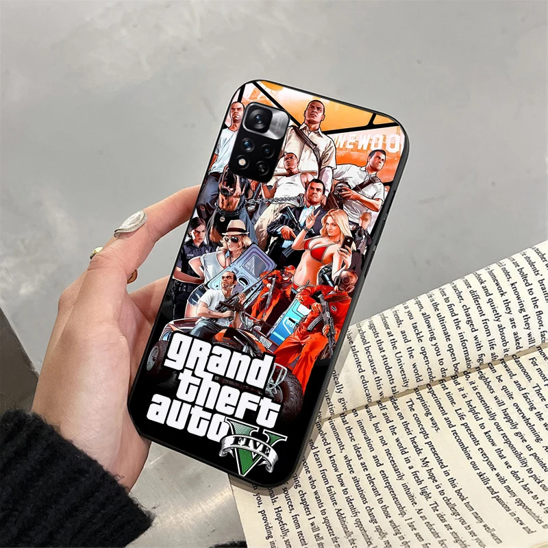 Rockstar gta 5 Grand Theft Auto Phone Case For Xiaomi Redmi note 13 12 Pro 11S 11 10 Pro 10S 12S Redmi 10 13C 9C