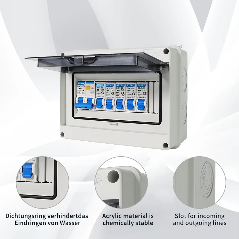 Caixa de distribuição de circuito à prova d'água IP65 à prova de intempéries