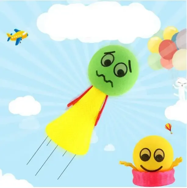 10Pcs kids Plastic Doll Funny Toy Children Toys Random Multicolor Kids Baby Creative Gift Jump Bounce Elf Party Birthday Fly Man image 4