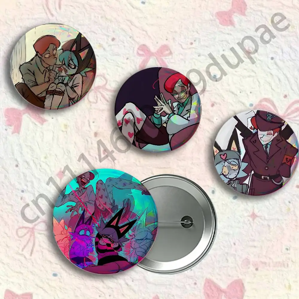 P-Psychocuties Badges 25 32 44 58 75 mm Round Customizable Wholesale Fan goods Self-made fan freebies