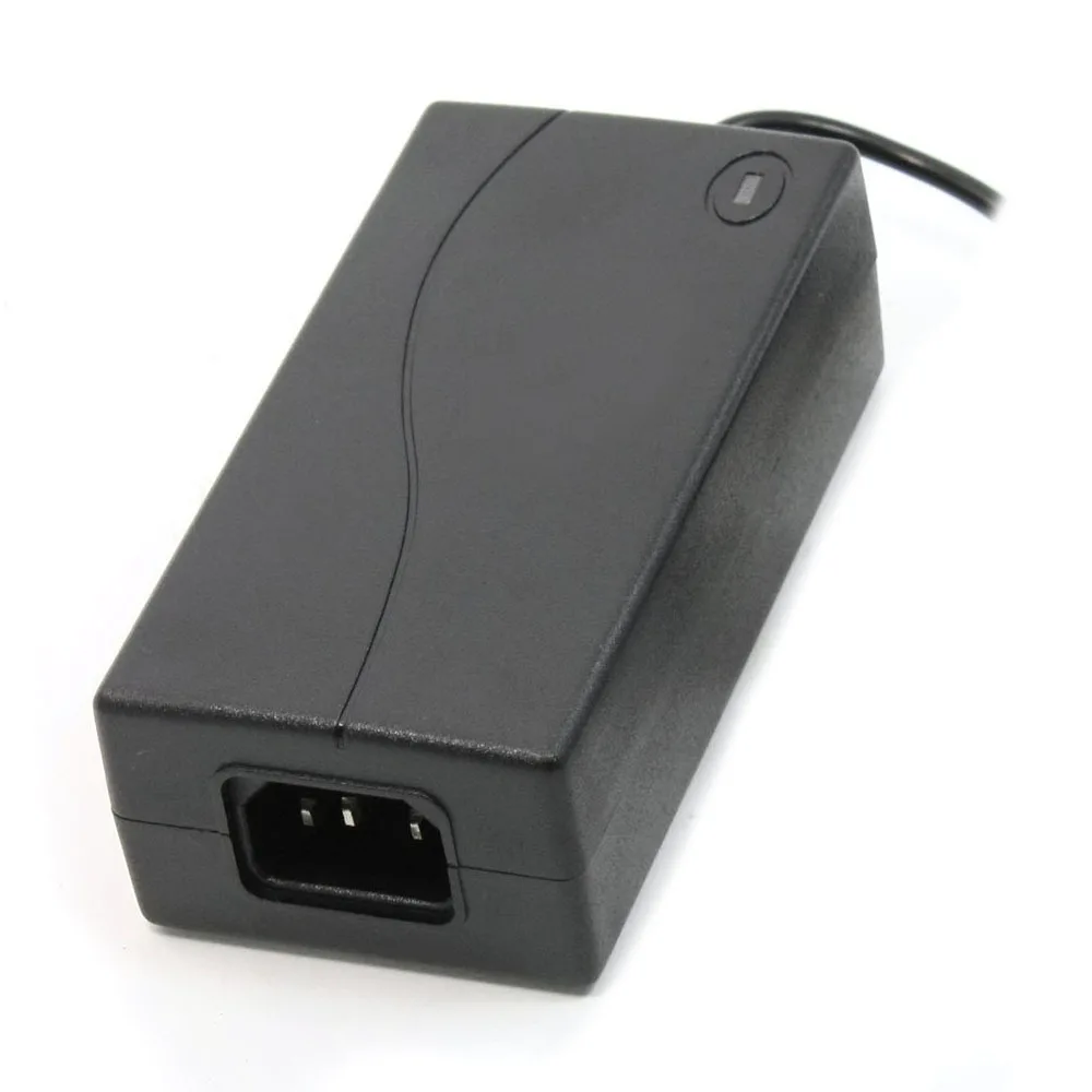 Input AC 100-240V 50/60Hz Output DC 12V 4A Power Adapter Black