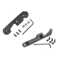 AK47 Steel Dovetail Side Plate Rail Scope Mount For Milled Stamped Receivers Accepts AK/Saiga Side Mounts