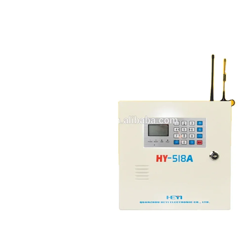 Проводная и беспроводная GSM-система охранной сигнализации с ЖК-экраном и клавиатурой для банков/магазинов/заводов, поддержка SIA CID