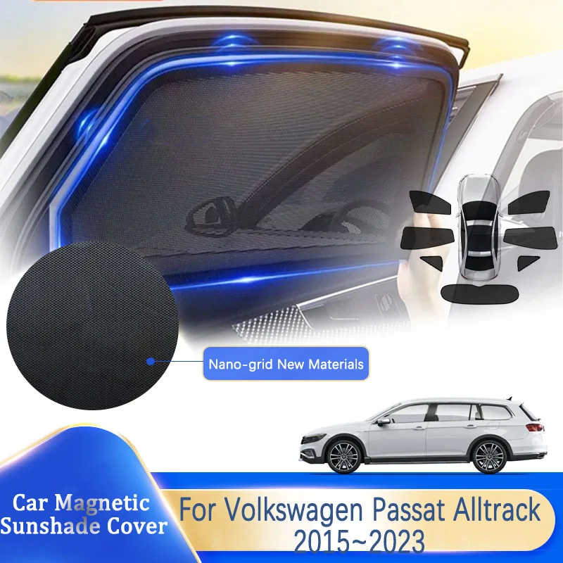

Car Sunshade For VW Volkswagen Passat Alltrack B8 GT Estate 2015~2023 Anti-UV Curtain Window Visor Sun Shade Covere Auto Accesso