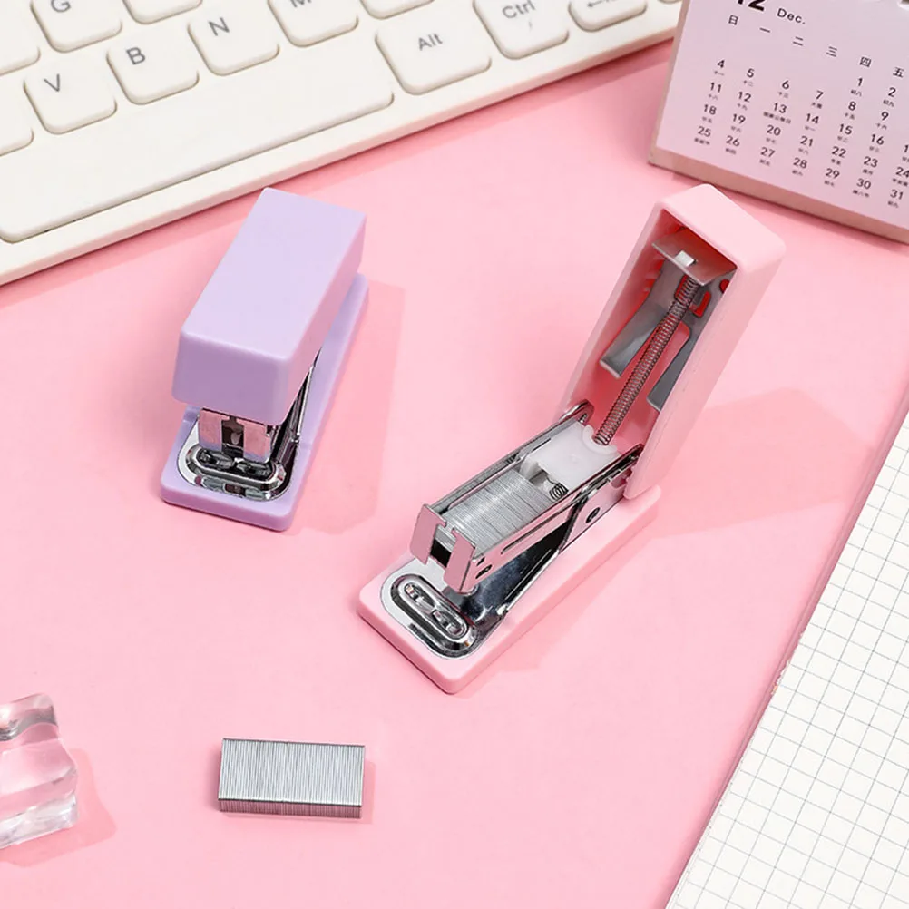 

3 Pcs Tiny Stapler Stapler for Desk Compact H held Office Supplies Mini Staplers For Desk Stationery Gift