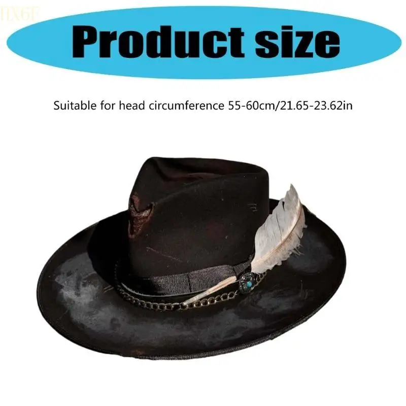 HX6F Stage Performances Hat Hat Sweat Chap