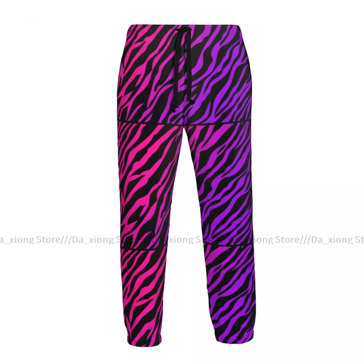 Man Casual Pants Pink Rose Zebra Casual Trousers Sport Jogging Tracksuits Sweatpants Male Pants