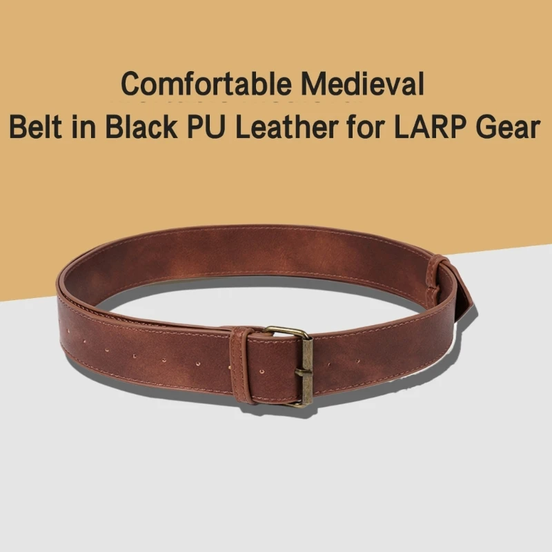 Wear Resistant Adult Waist Belts with Pin Buckle Female Decorative PU Belts Dropship