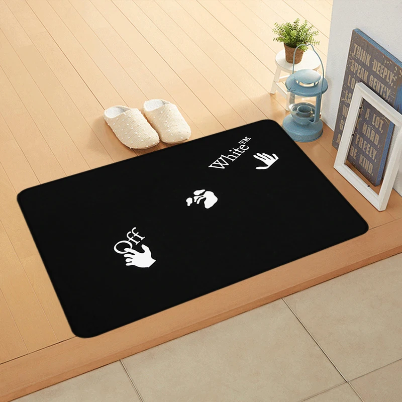 الحصير الباب الداخلية السرير القدم البساط ترحيب الكلمة حصيرة للمدخل أوف وايت لينة المدخل السجاد المطبخ السجاد رقيق ديكور المنزل