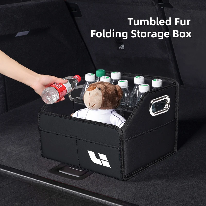 Car Trunk Storage Box Camping Travel Tidying Organizer Bag For Leading Ideal LiXiang L9 L8 L7 L6 ONE MEGA