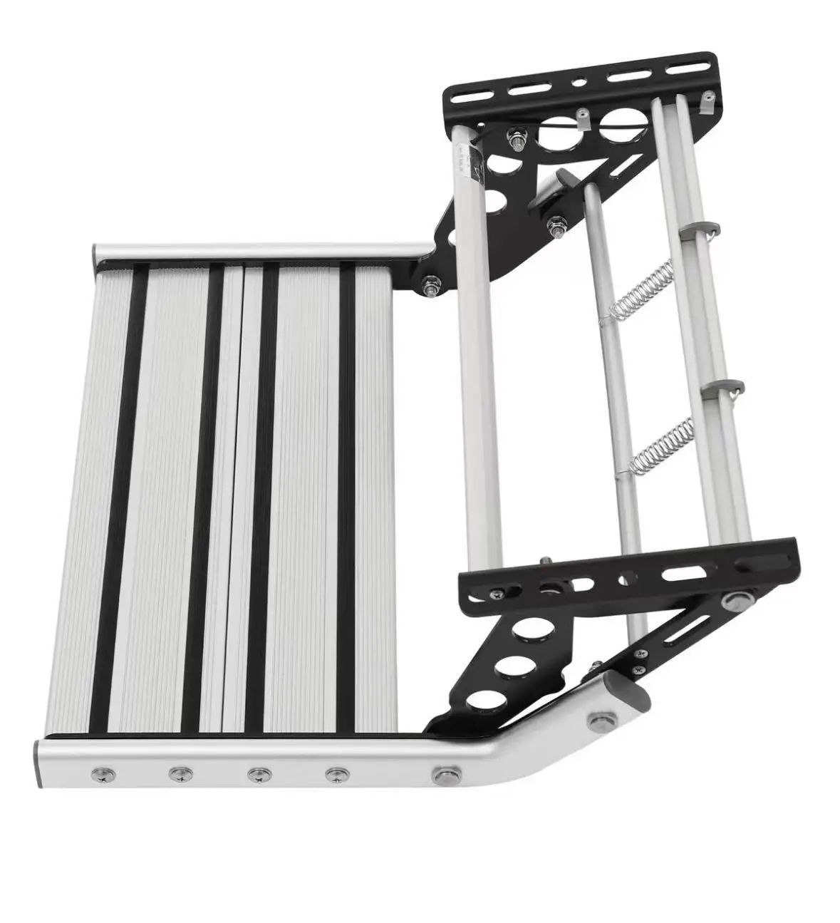 

FOR Hot Selling RV Folding Step Aluminum Alloy Manual Caravan Steps Load Capacity 150KG Motorhome Camper Accessories Locks