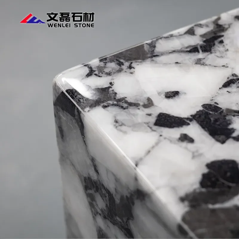 Natural Marble Coffee Table Square Large Italian Minimalist Luxury Stone Centerpiece for Living Room Modern Home Furniture
