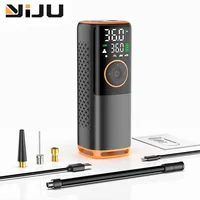 Compresor de aire portátil para inflar neumáticos de 160 PSI con manómetro de neumáticos para neumáticos de coche, bicicleta, motocicleta, pelotas, etc.