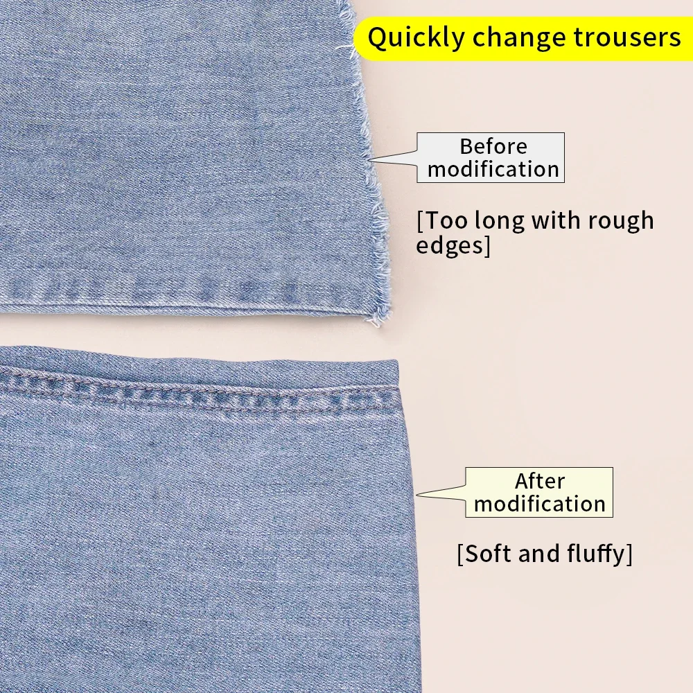 Self Adhesive Hem Tape No Iron No Sewing Clothing Hemming Tape Removable Invisible Fabric Fix