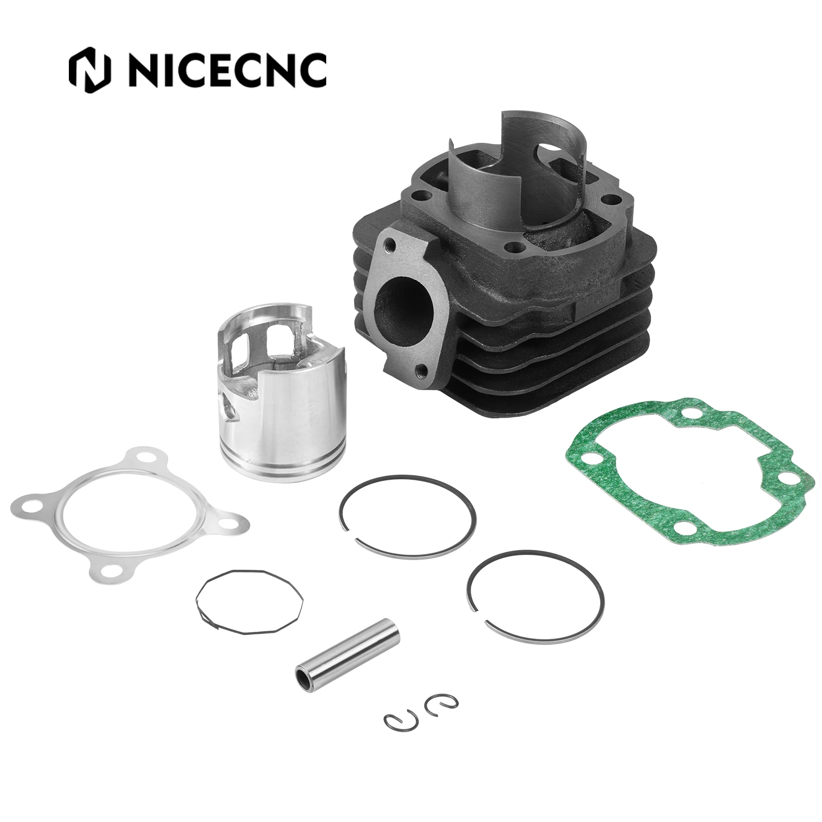 

Scooter 47mm 70cc 2-Stroke Big Bore Cylinder Head Kit For Minarelli Engines 50cc 2-Stroke 40QMB Yamaha JOG Jonway Jmstar Sunl