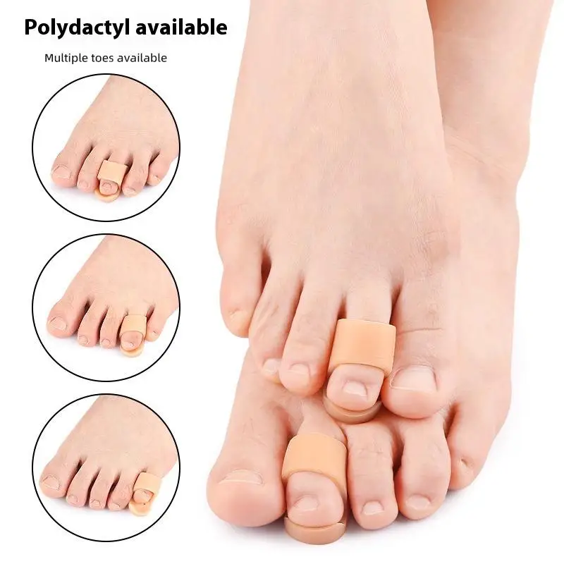 1 par de separadores de dedos SEBS, almohadillas suaves reutilizables para el cuidado de los pies, separador para mayor comodidad al caminar, herramienta de pedicura diaria