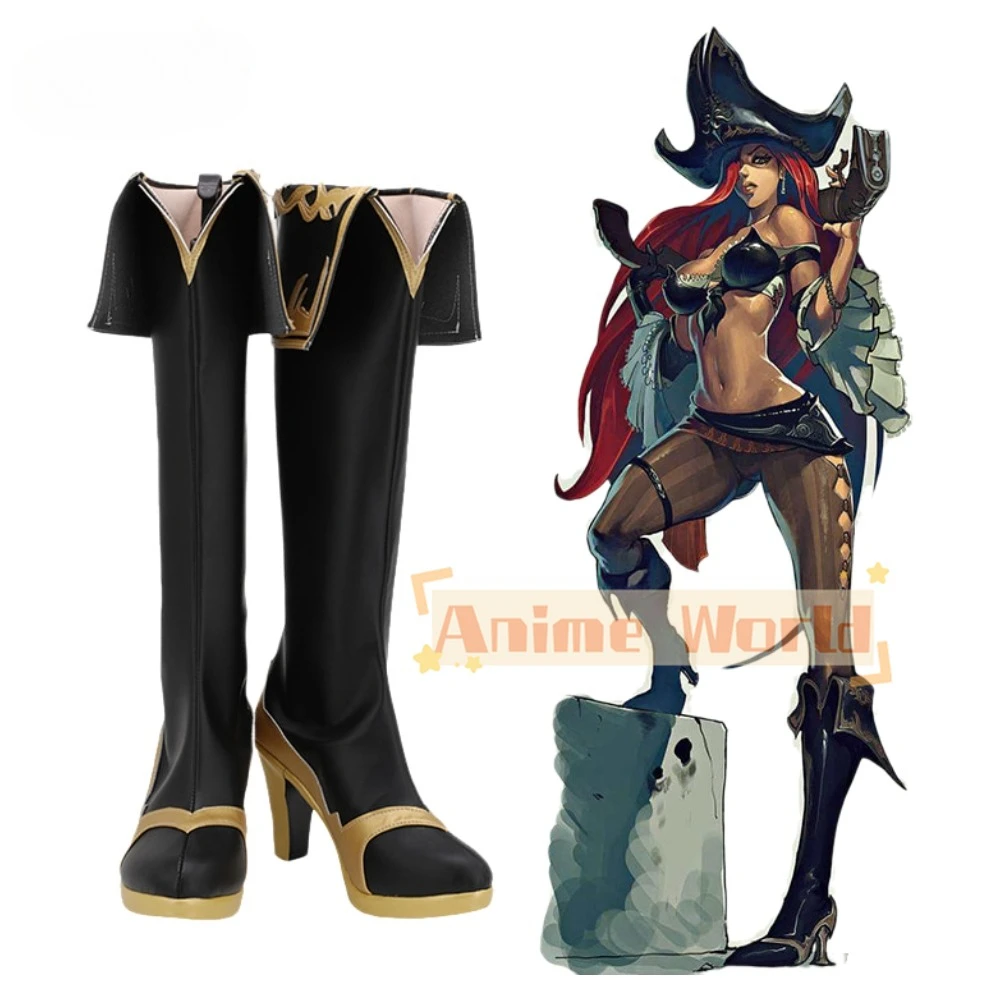 

Game Miss Fortune The Bounty Hunter Cosplay Shoes Custom Made Boots