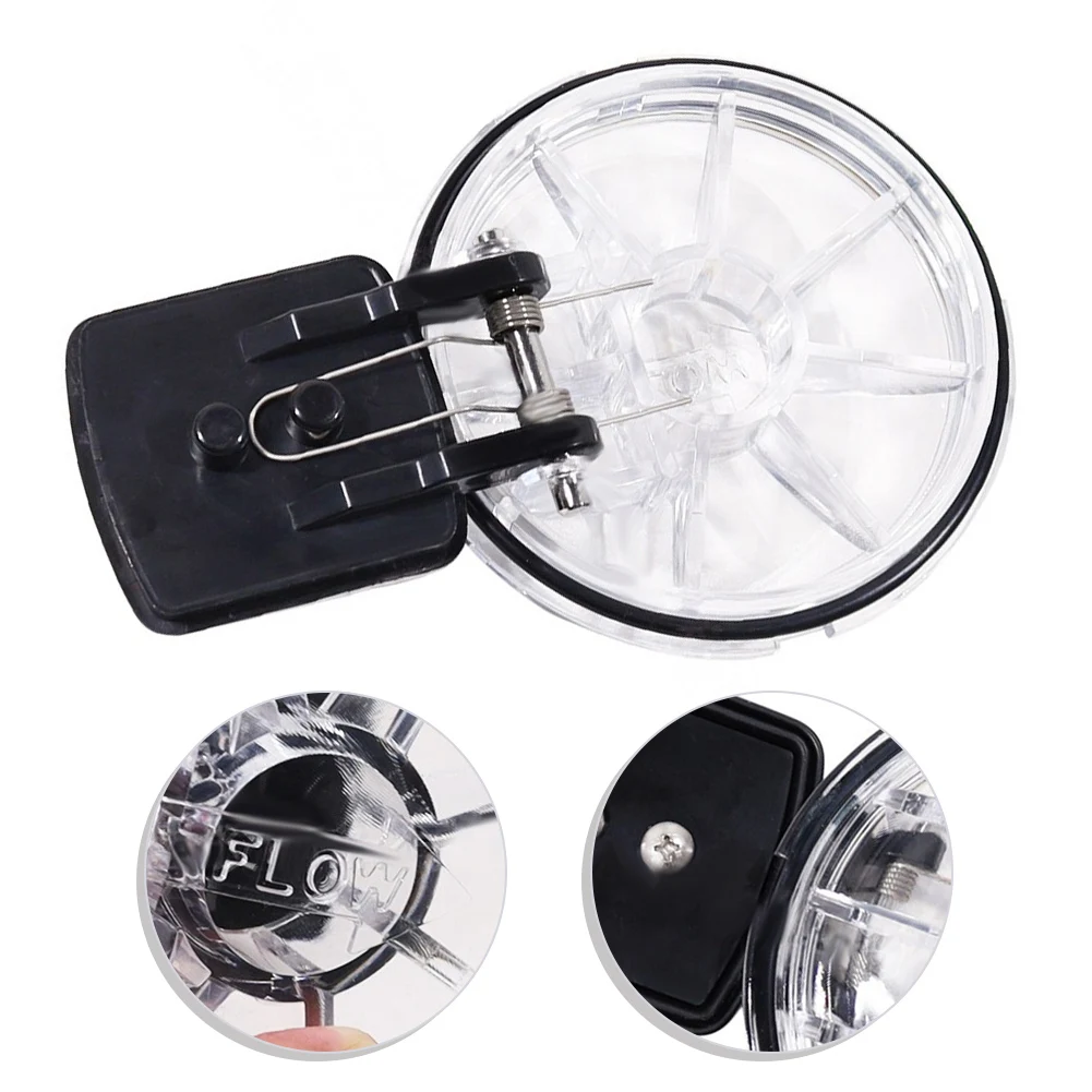 Transparent Swing Check Valve Transparent Valve Cover Swing Check Valve 108.3mm Outer Diameter PC Material Construction