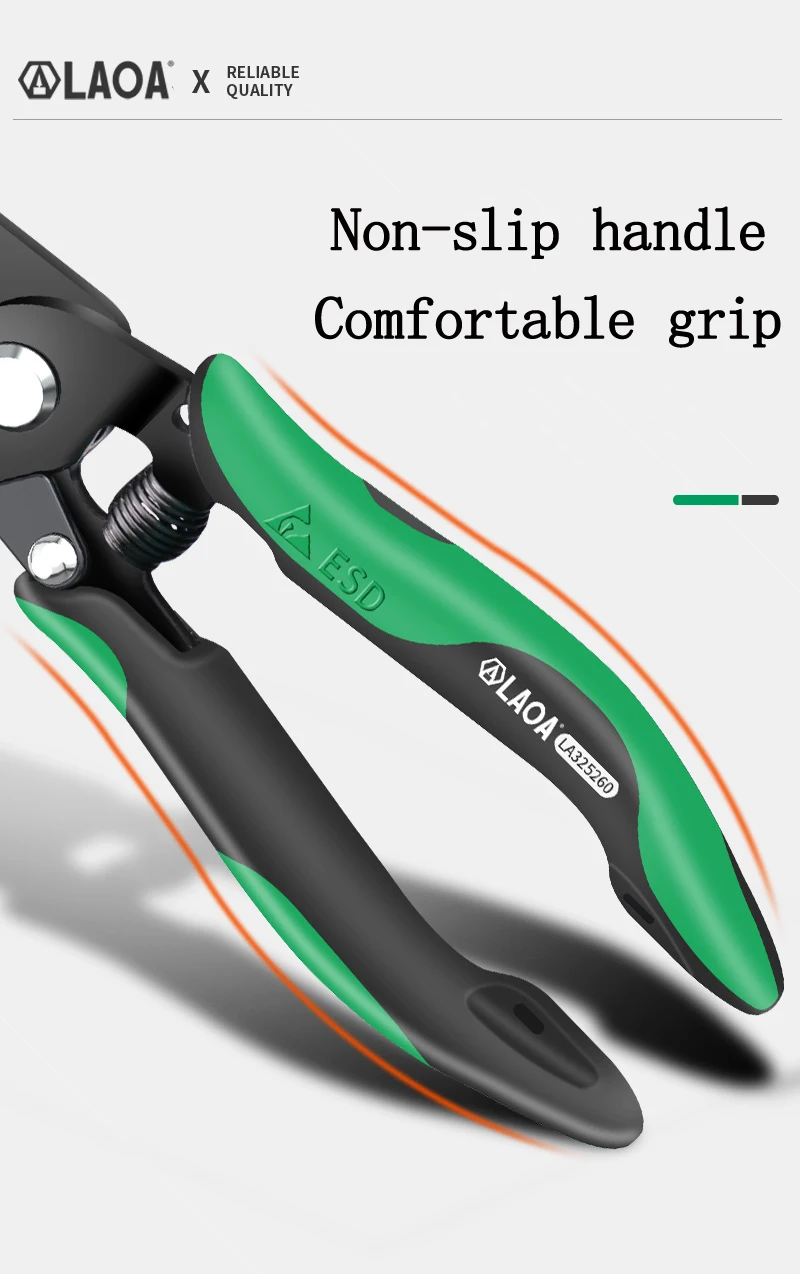 LAOA Taiwan-Hergestellte Industrielle Antistatische Abisolierzange 3-in-1 Spezialzange für Elektriker-Wartung – Detail 5