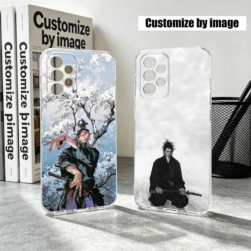 V-Vagabond Miyamoto Musashi  Phone Case For Samsung S25,S24,S21,S22,S23,S30,Ultra,S20,Plus,Fe Transparent Cover