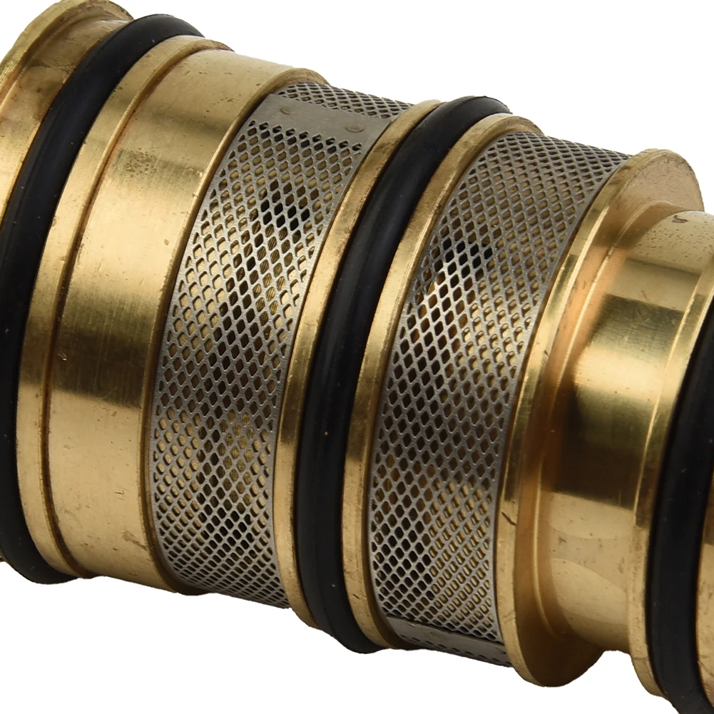 1pc Brass Bath Shower Replacement Thermostatic Cartridge Shower Mixer Valve Bar Repair Kit MixerTap Shower Cartridge Accessories