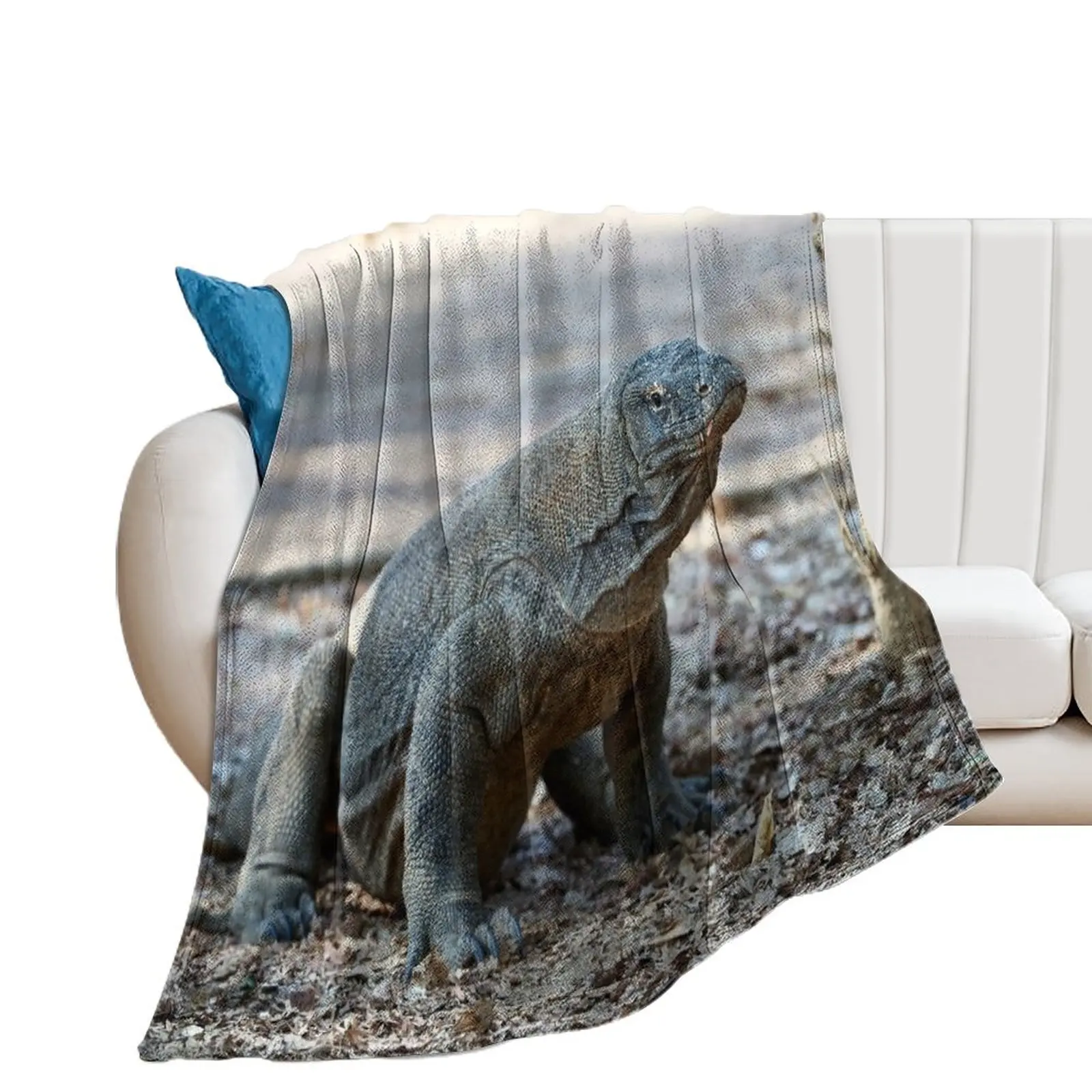 

Impressions from Komodo Island 4 of 7 Throw Blanket funny gift bed plaid Designers Custom Blankets