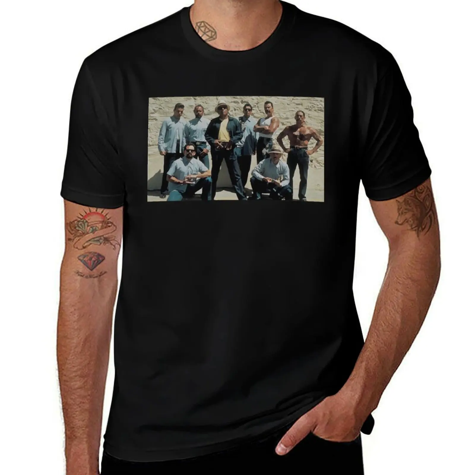Vatos locos sang dans le sang out T-Shirt cotton t shirts man 100% T-Shirt