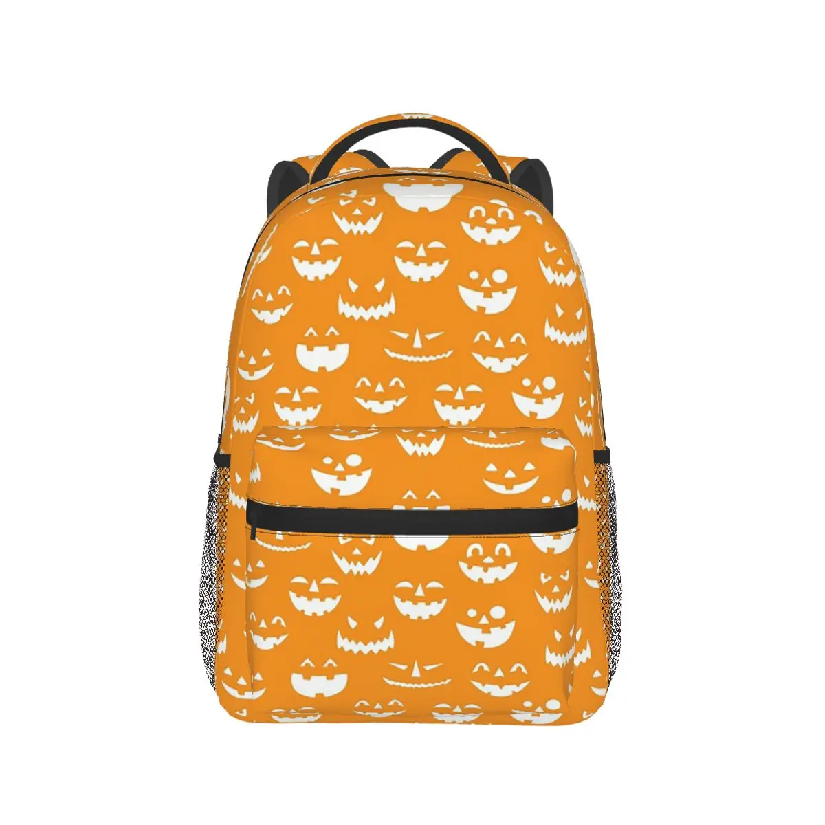 Halloween Pumpkin Smile Pattern Backpack Hot Sale Daypack Large Capacity Children BookBag School Bag Shoulder Bags for Men Women