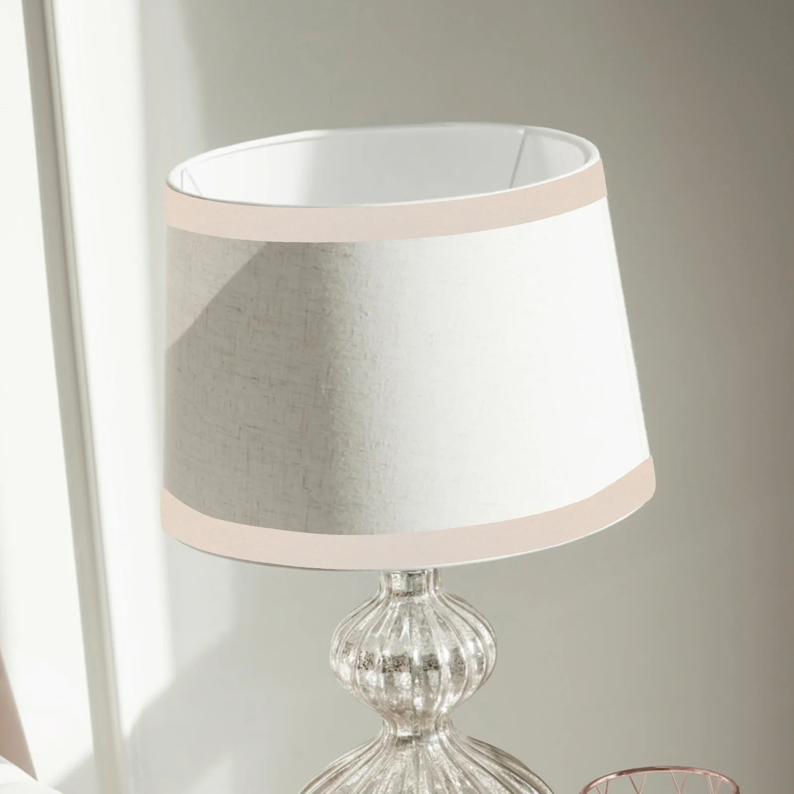 

Decoratve Edging for Lampshade Decorative Border Tape Clothes Banding Fabric Cover DIY Light Brown