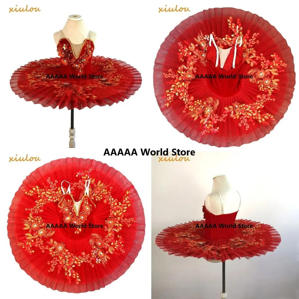 

Professional Ballet Tutu Costume for Girls Women Adult Swan Lake Dance Cosplay Ballerina Stage Performance Wear