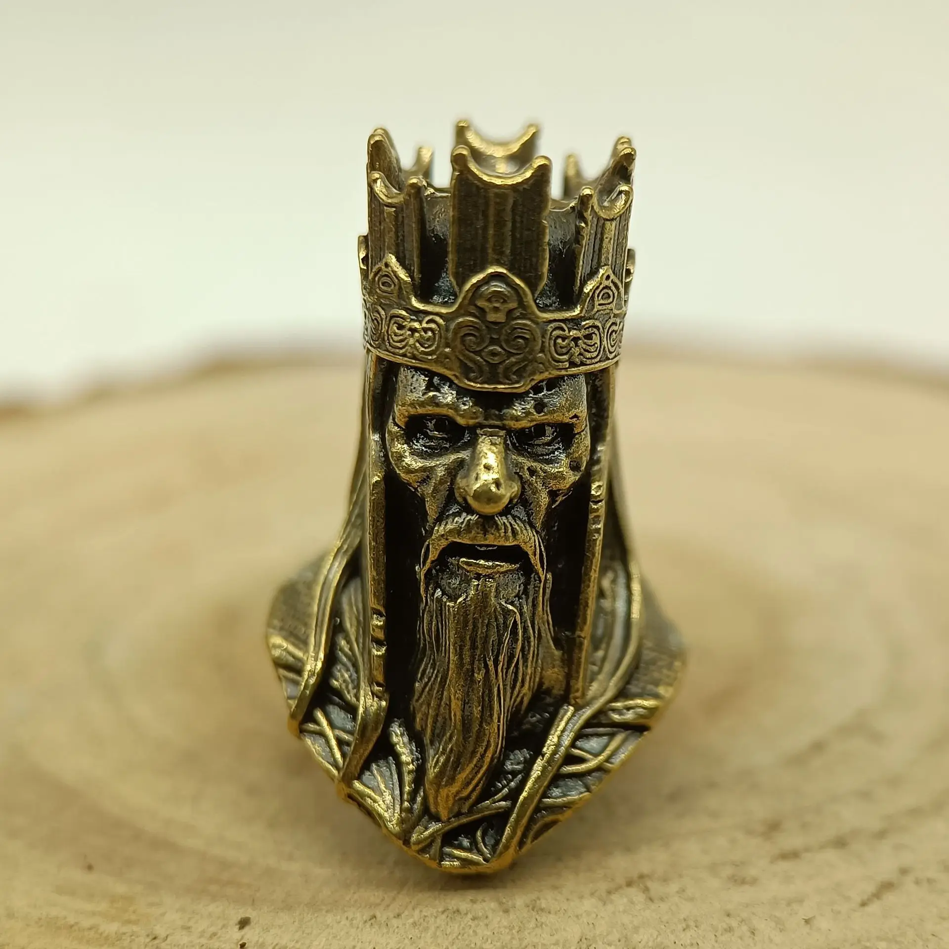 

Pope head Knife Beads EDC Wear Paracord Tools Brass Copper Lanyard Pendants Character Style Key Rings Zipper DIY Accessories