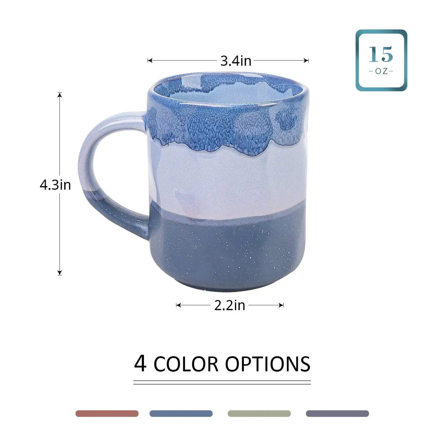 Simple gradient color mug office ceramic coffee milk handle mug embossed couple drinking oatmeal cup fruit juice tea cup