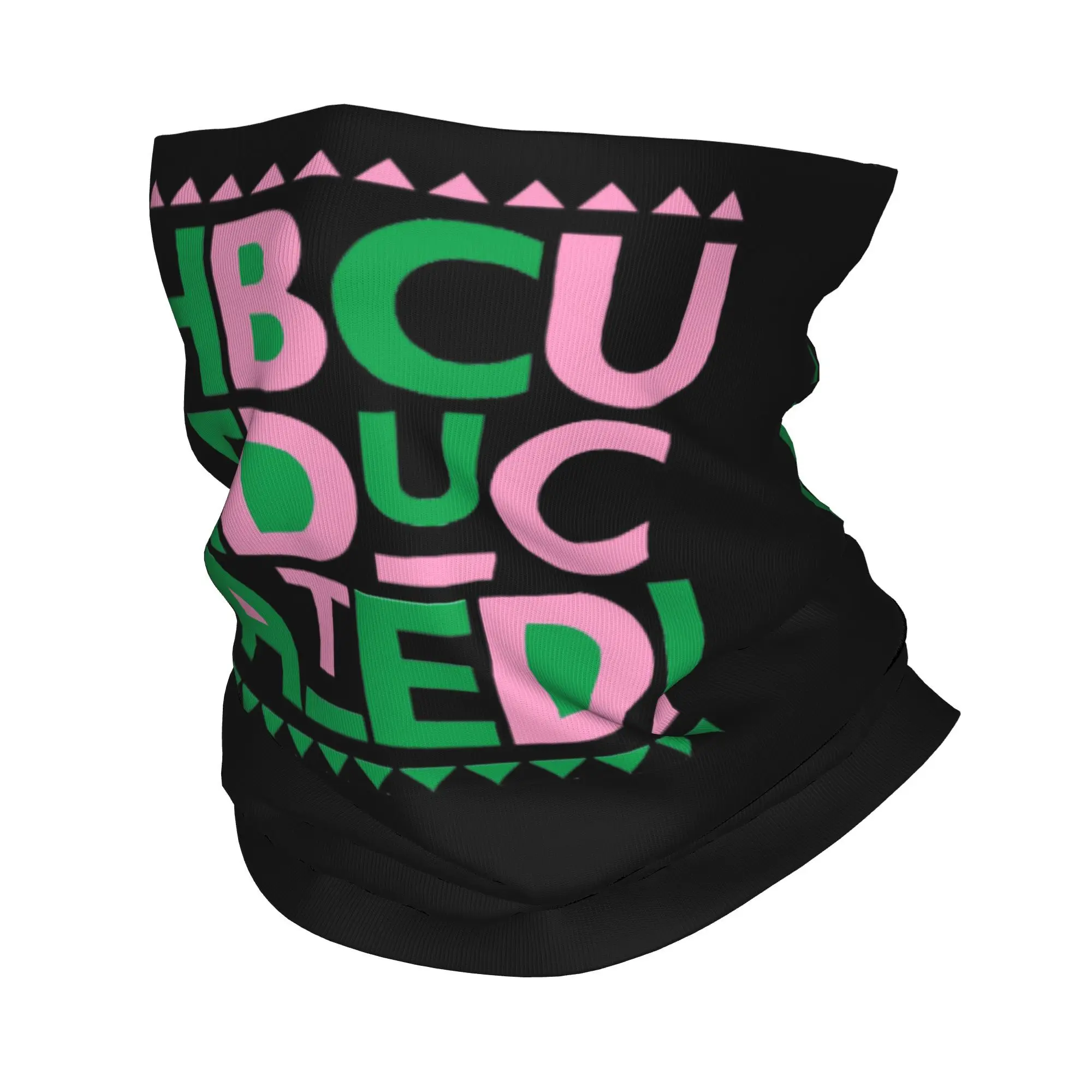 

AKA HBCU Educated Bandana Neck Gaiter Printed Face Scarf Warm Face Mask Running For Men Women Adult Washable