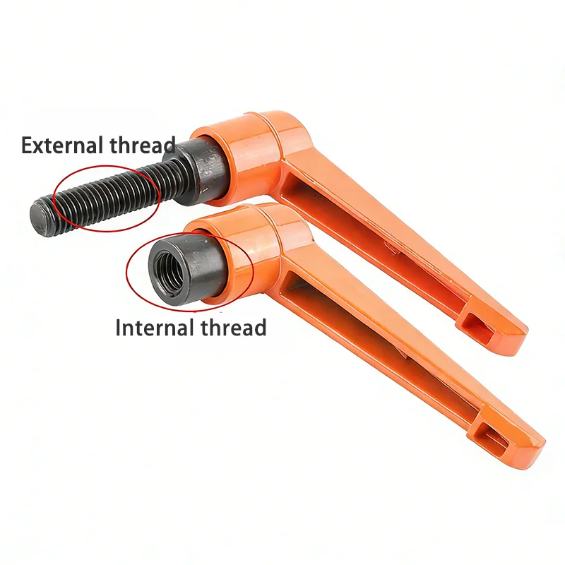 Locking External/Internal Thread Knob Bolt M5 M6 M8 M10 M12 Clamping Lever Machinery Adjustable Handle Clamping Handle Screws