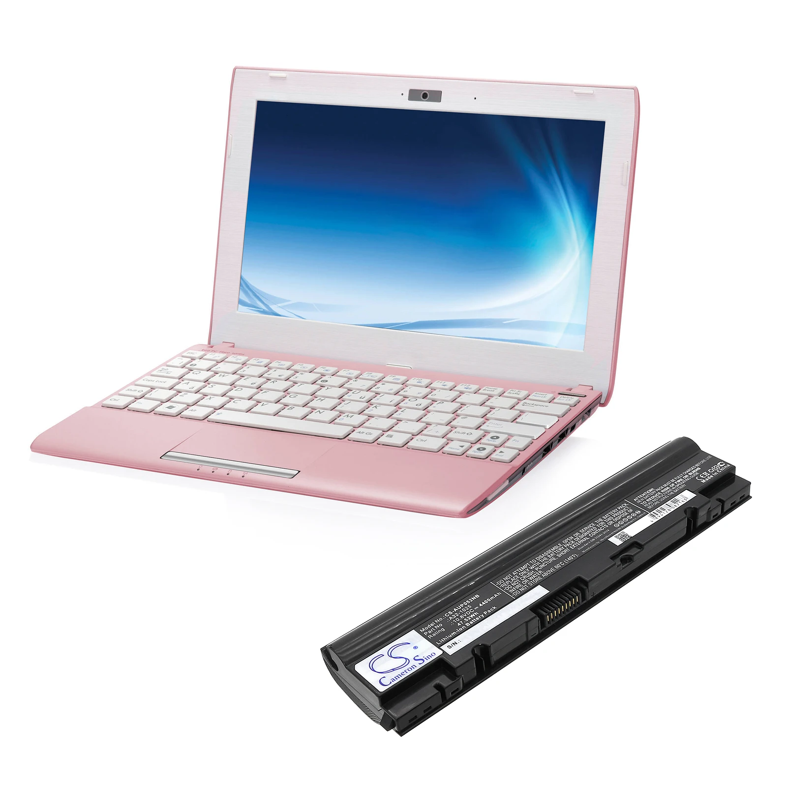 Li-ion Notebook, Laptop Battery for Asus, 10.8V, 4400mAh, Compatible Models: Eee PC R052,Eee PC R052C(Part No:A32-1025,A31-1025)