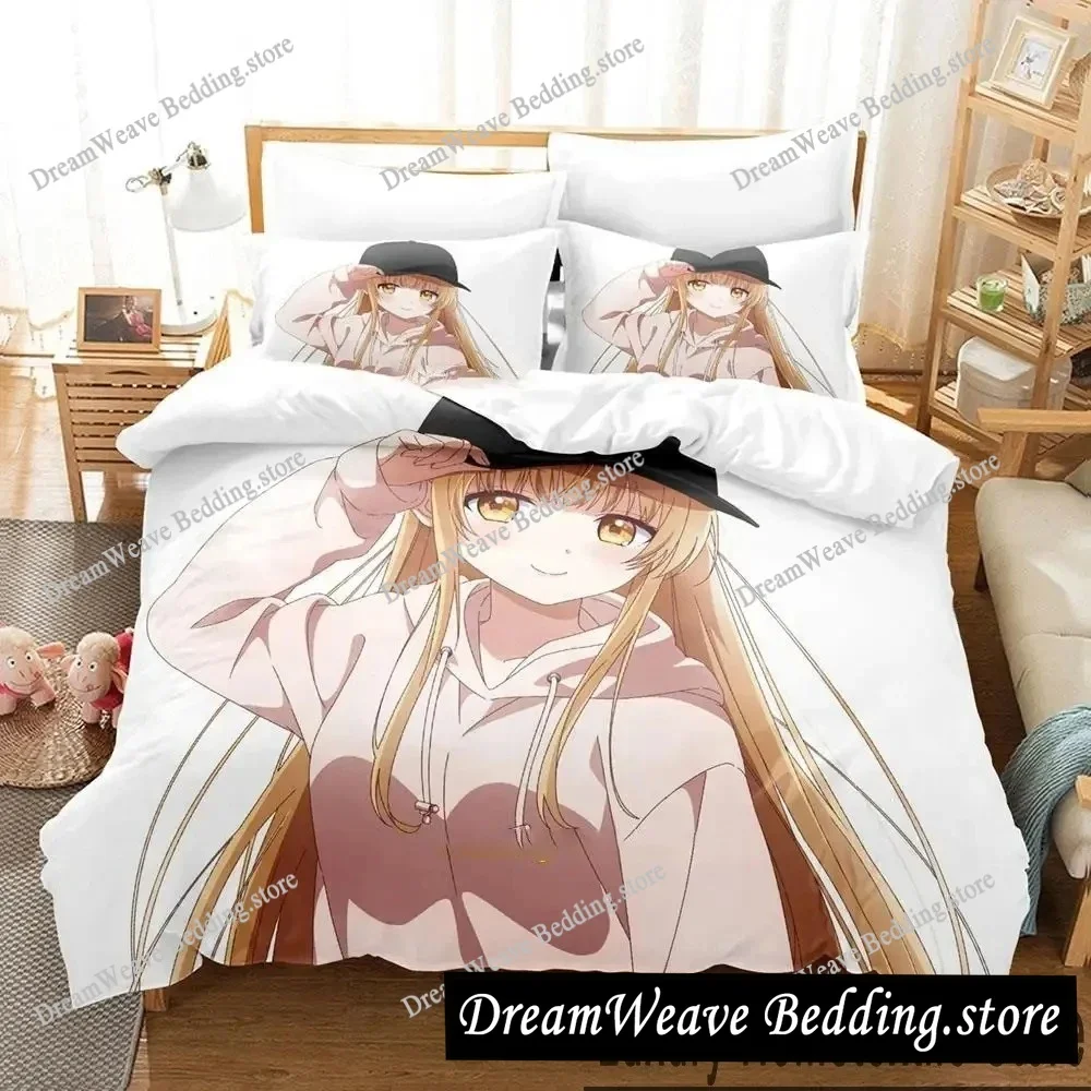 

The Angel Next Door Spoils Me Rotten Anime Bedding Set Duvet Cover Bed Set Quilt Cover Pillowcase Comforter King Queen Size