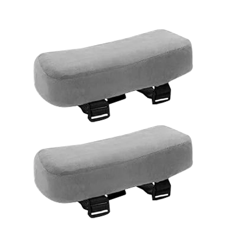 2 Pcs Comfy Gaming Chair Arm Rest Covers For Elbows And Forearms Pressure Relief