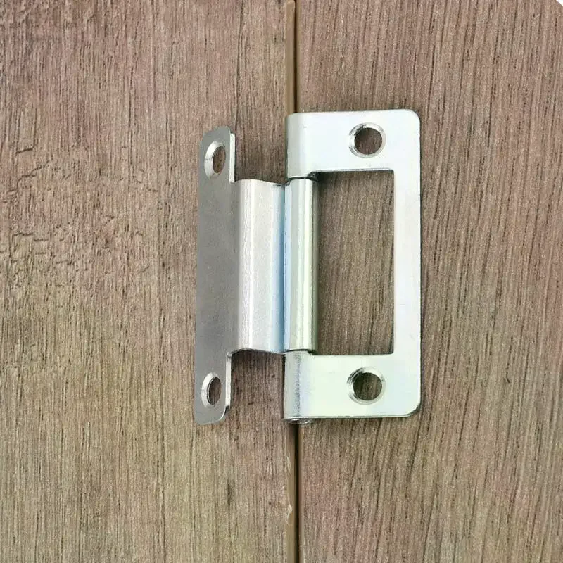 2pcs Folding Door Hinges Silent Durable Hardware for Closet Wardrobe Cupboard Room Door Camper Van Motorhome
