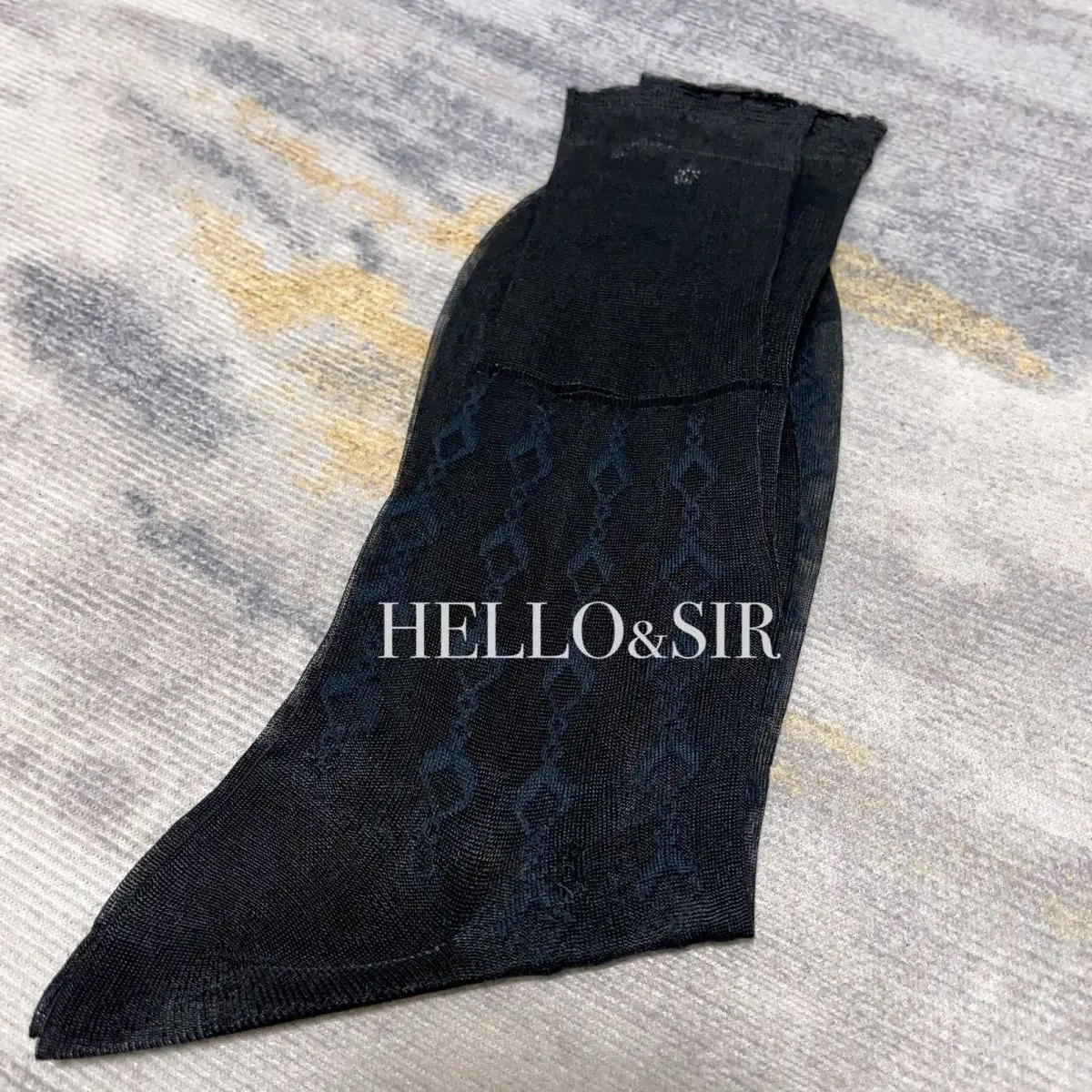 2024 Black Nylon Socks Gift for Men Sexy Ultrathin Sheer Mid-tube TNT Socks Man Loose Retro Jacquard Business Formal Dress Socks