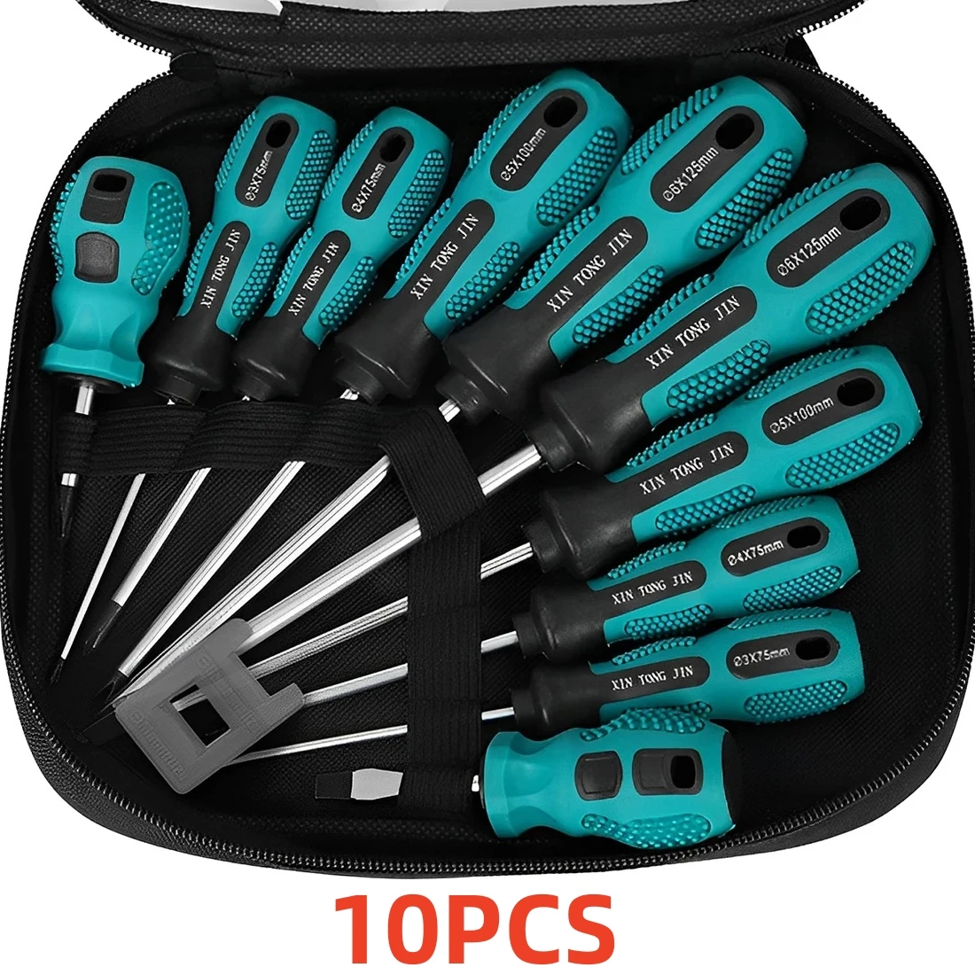 10Pcs Precision Screwdriver Set Hand Multi-tool Kit Y-shaped Triangle Magnetic Bit Insulated Handle Screw Driver Repair Tools