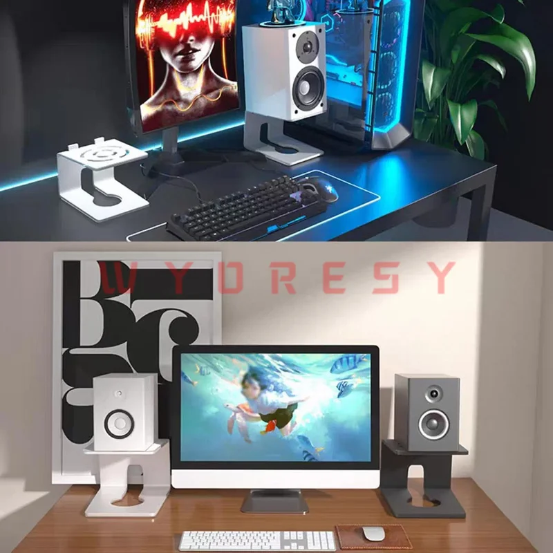 WYORESY for EDIFIER (S3000MKII) Desktop Elevated Stand Shock Absorption Stabilizes Temp Reduces Resonance Noise to Purify HIFI