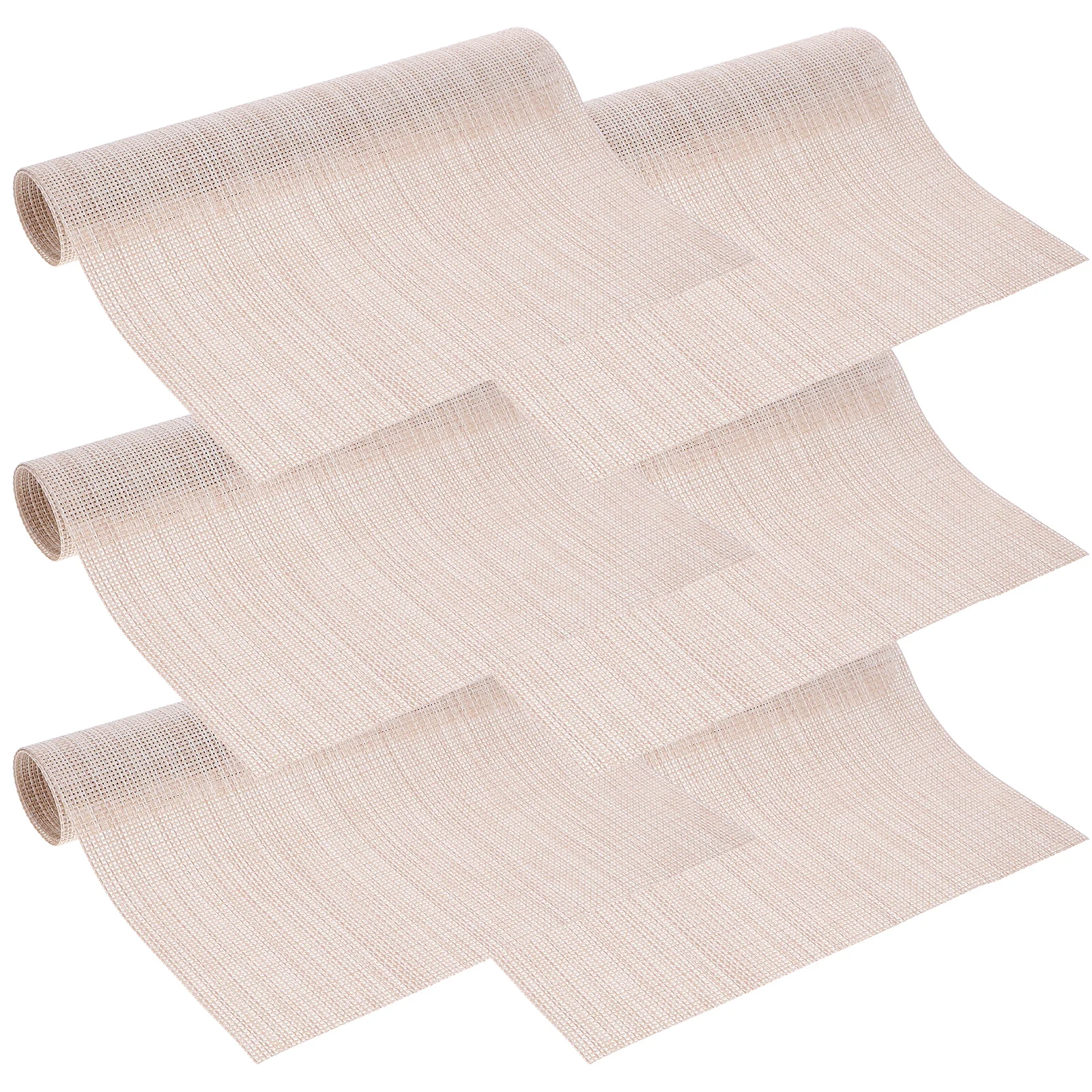 

6Pcs PVC Place Mats for Dining Table Non Slip Washable Kitchen Coasters Pot Mats Indoor Dinner Table Decoration Heat Insulation