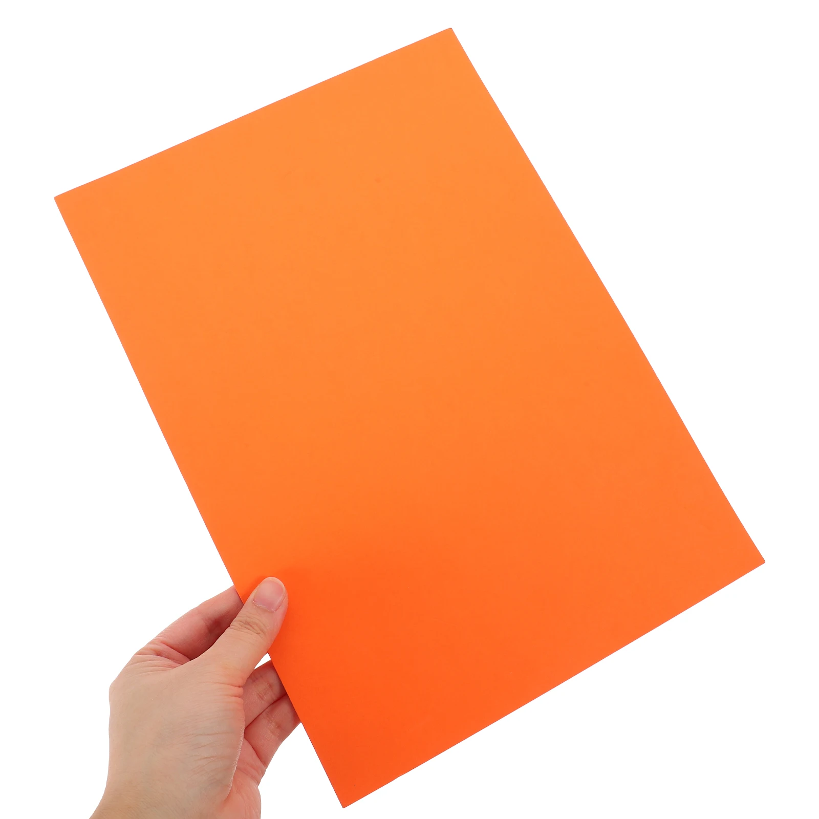 

50 Sheets A4 ange Card Stock Paper 230gsm DIY Crafts Supplies Blank Drawing Painting Materials Geographical Teaching Aids