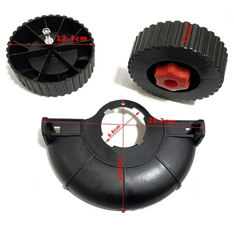 Grass Trimmer Lawn Mower Support Wheel Trimmer Support Wheel Construction  For Weed Trimmer For Outdoor Garden Supplies