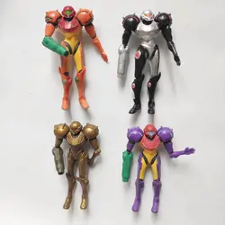 Metroid Samus Gold Metroid Phazon Suit Samus Toy Game Kids Doll Action Figure Gift TV Movie Model Present Loose No Box