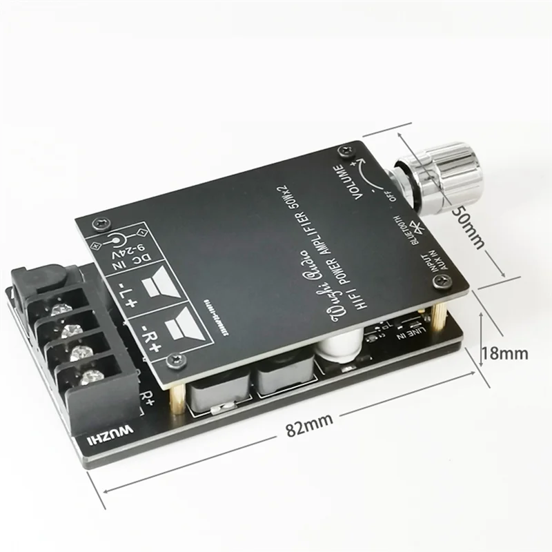 ZK-502C Bluetooth Digital Audio Amplifier Board TPA3116 50Wx2 Stereo 2.0Channel Power HIFI Amplifier Module